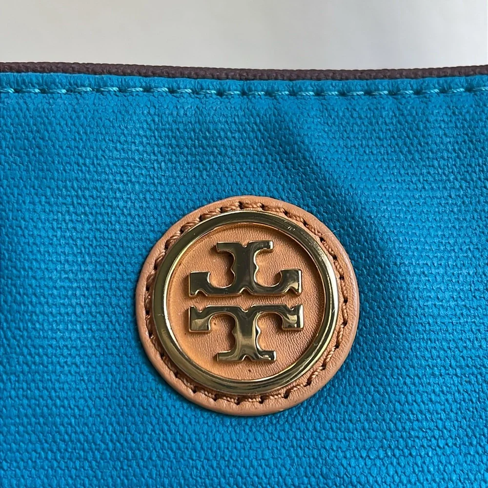 Tory Burch Jaden Canvas And Leather Tote